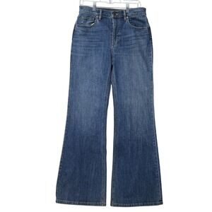 Vince Jeans Women's Size 29 Blue Wide‎ Leg Flare Stretch denim